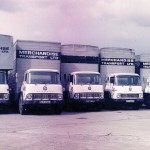 Lorries parked at Walthamstow ? 1970s