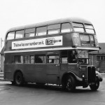 Trolleybus replacement outside Tottenham station