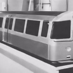 1964 scale model of the proposed new rolling stock