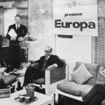 Lebus Europa furniture range on display at the Ideal Home exhibition 1968
