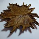 Fantastic carvings of leaves by Albert Church