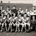 Pando football club with manager Pat Brignell ? bottom right kneeling