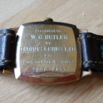 This one was presented to Mr W G Butler for long and loyal service