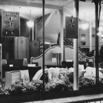 Wards department store selling Lebus furniture and advertising the upcoming Festival of Britain in 1951