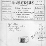 Typical invoice 1907