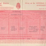 Harris Lebus birth certificate 1883